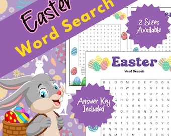 Woordzoeker Pasen, Paasspellen voor kinderen, Afdrukbare paasspellen, Woordspellen, Woordzoeker, Woordzoeker kinderen, Groepsspellen, Familiefeestspel