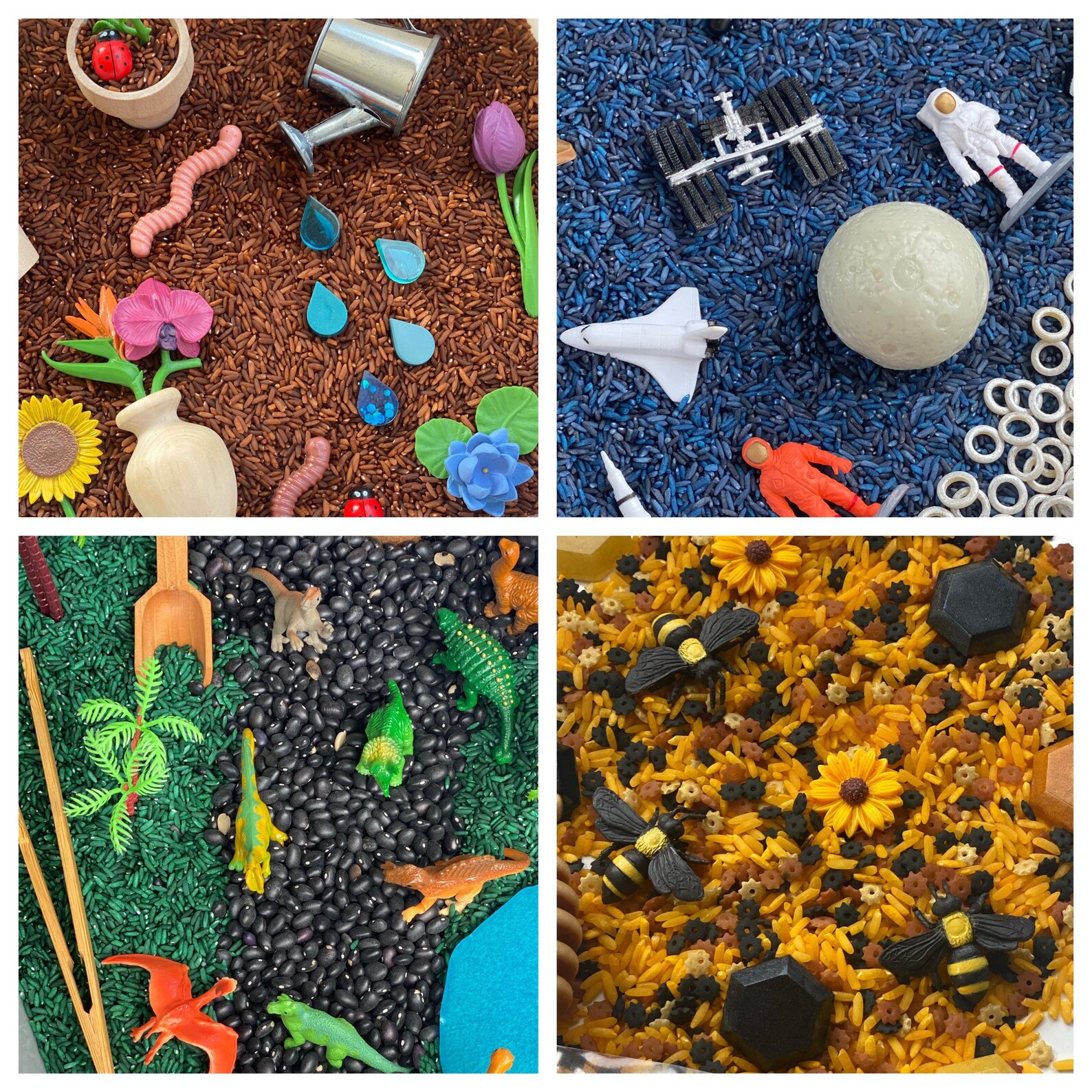 Refills Sensory Bases for Themed Bins Sensory Pretend Play Etsy