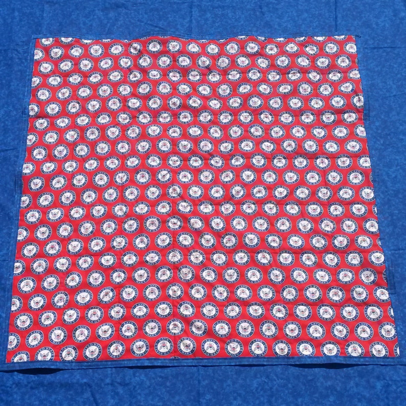U S Navy I Spy Baby Toddler Quilt