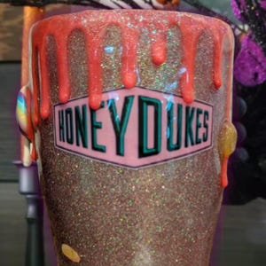Honeydukes Tumbler - 30 Ounce Glitter Tumbler - Personalized Gift