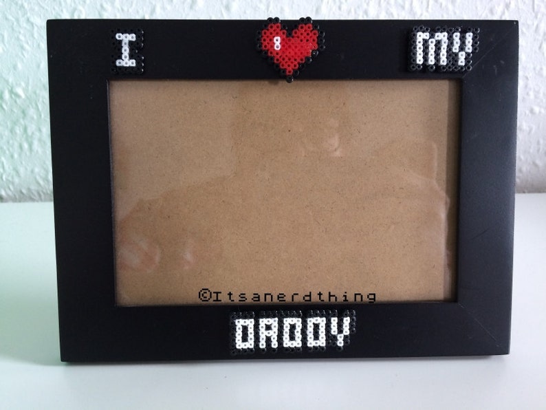I love my Daddy picture / photo frame perfect for Etsy