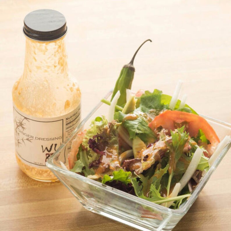 Wu Japanese Ginger Dressing for Sale. 6 Bottles Buy Ginger Dressing