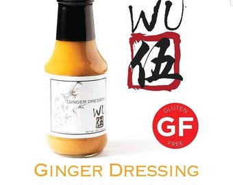 WU ginger dressing for sale -Gluten Free Sauce - Ginger Sauce- Salad dressing- Buy Ginger dressing-Sauce-asian dressing