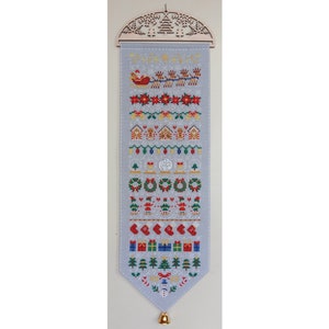 Christmas SAL 2022 Cross Stitch Pattern / Christmas Banner SAL / Stitchonomy Banner Collection / Christmas Cross Stitch / Christmas Tree