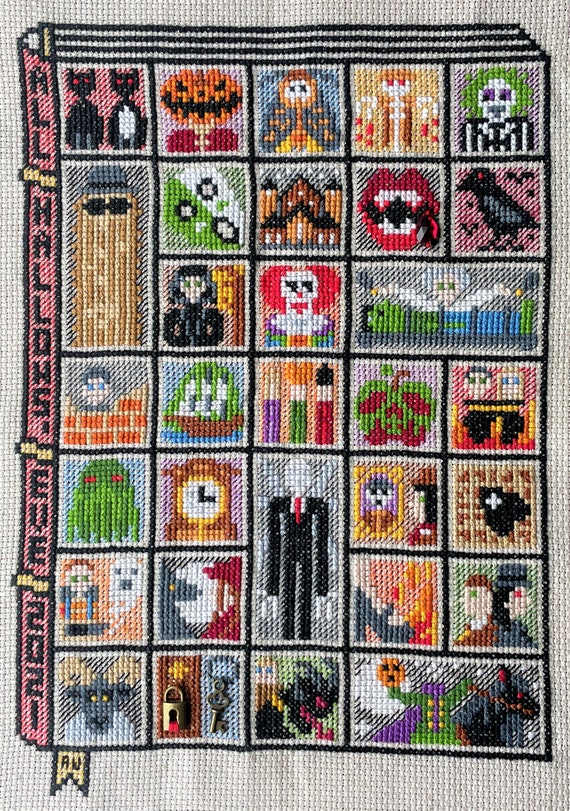 Halloween Cross Stitch Pattern SAL 2021 / A (Instant Download) - Etsy