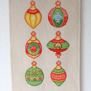 Christmas Ornaments Cross Stitch Pattern Bauble Modern Cross Stitch Sale Multi Buy Deal Instant Download PDF Gift Xmas Crafts Gift Idea image 7