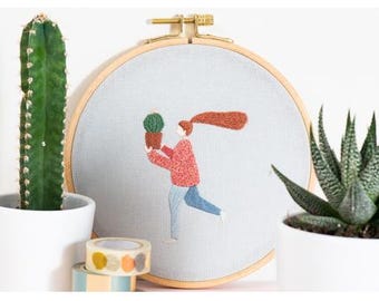 FREEEBLOSS Lot De 4 Kits De Broderie Au Point De Croix Pour