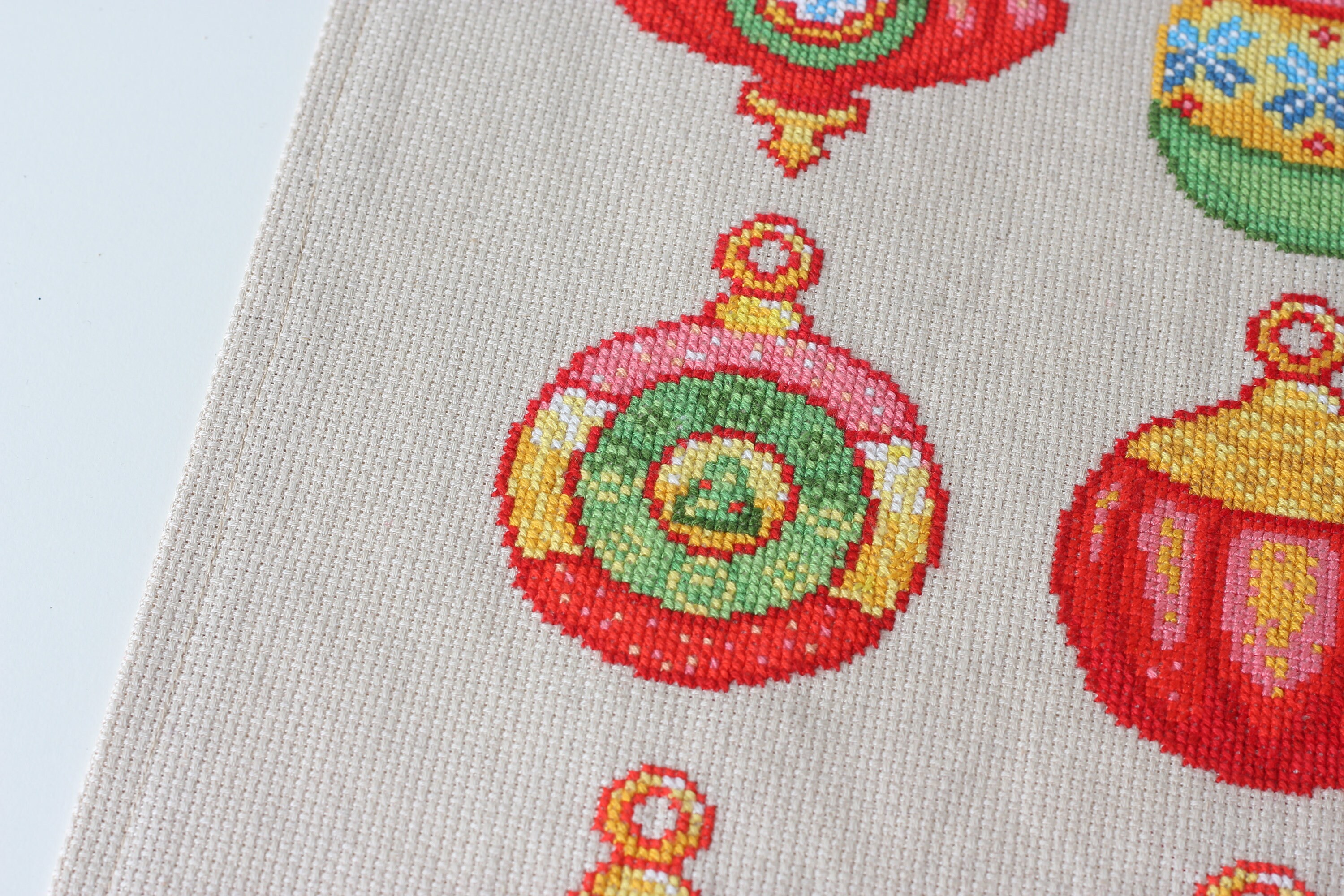 Christmas Ornament Cross Stitch Pattern Modern Cross Stitch | Etsy