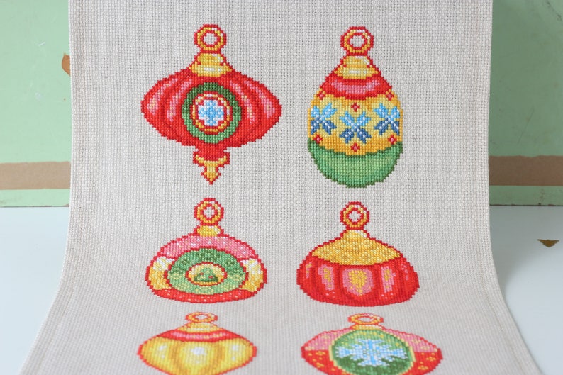 Christmas Ornaments Cross Stitch Pattern Bauble Modern Cross Stitch Sale Multi Buy Deal Instant Download PDF Gift Xmas Crafts Gift Idea image 8