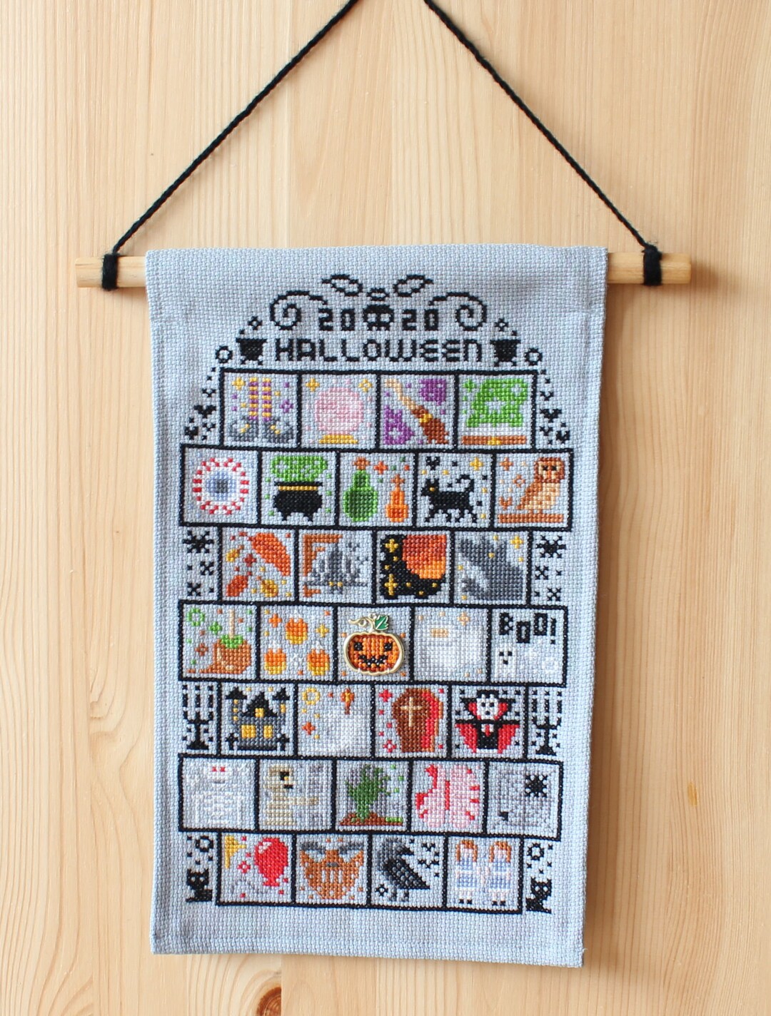 Halloween Cross Stitch Pattern SAL 2020 / Sampler Halloween / Spooky ...