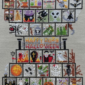 A Classic Halloween Stitch Along 2023 / Classic Halloween SAL / Halloween Embroidery / Spooky Stitch / 31 Spooky Cross Stitch Patterns image 2