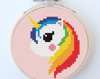 Einhorn Kreuzstichmuster, Celestial PDF