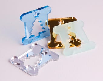Christmas Tree Acrylic Floss Drops, Holiday Embroidery Thread Bobbins, Cross Stitch Gift