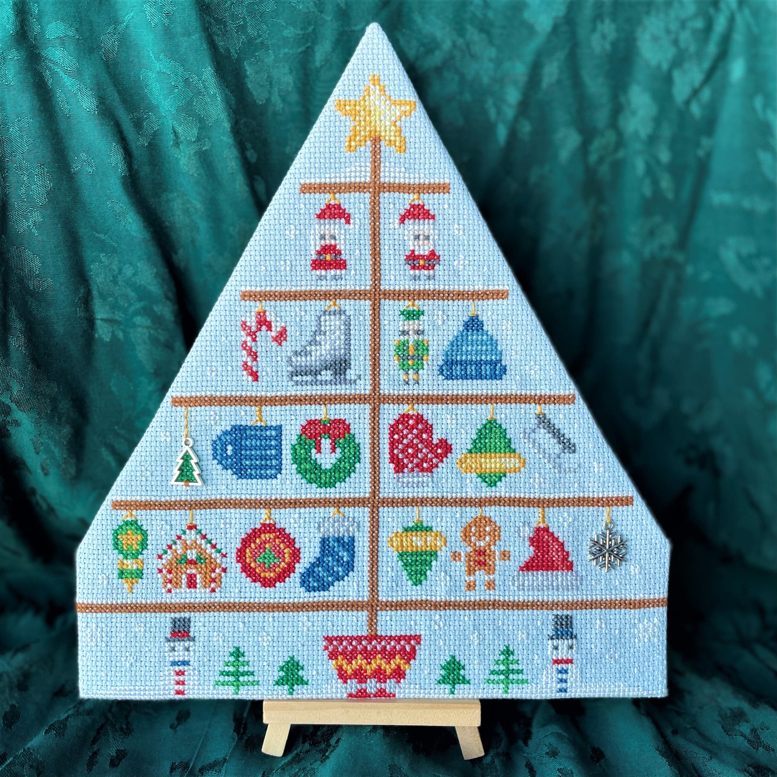 Christmas SAL 2021 Cross Stitch Pattern / Christmas Tree SAL / Sampler ...