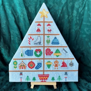 Christmas SAL 2021 Cross Stitch Pattern / Christmas Tree SAL / Sampler Christmas / Christmas Stitch Along / Christmas Tree Pattern /