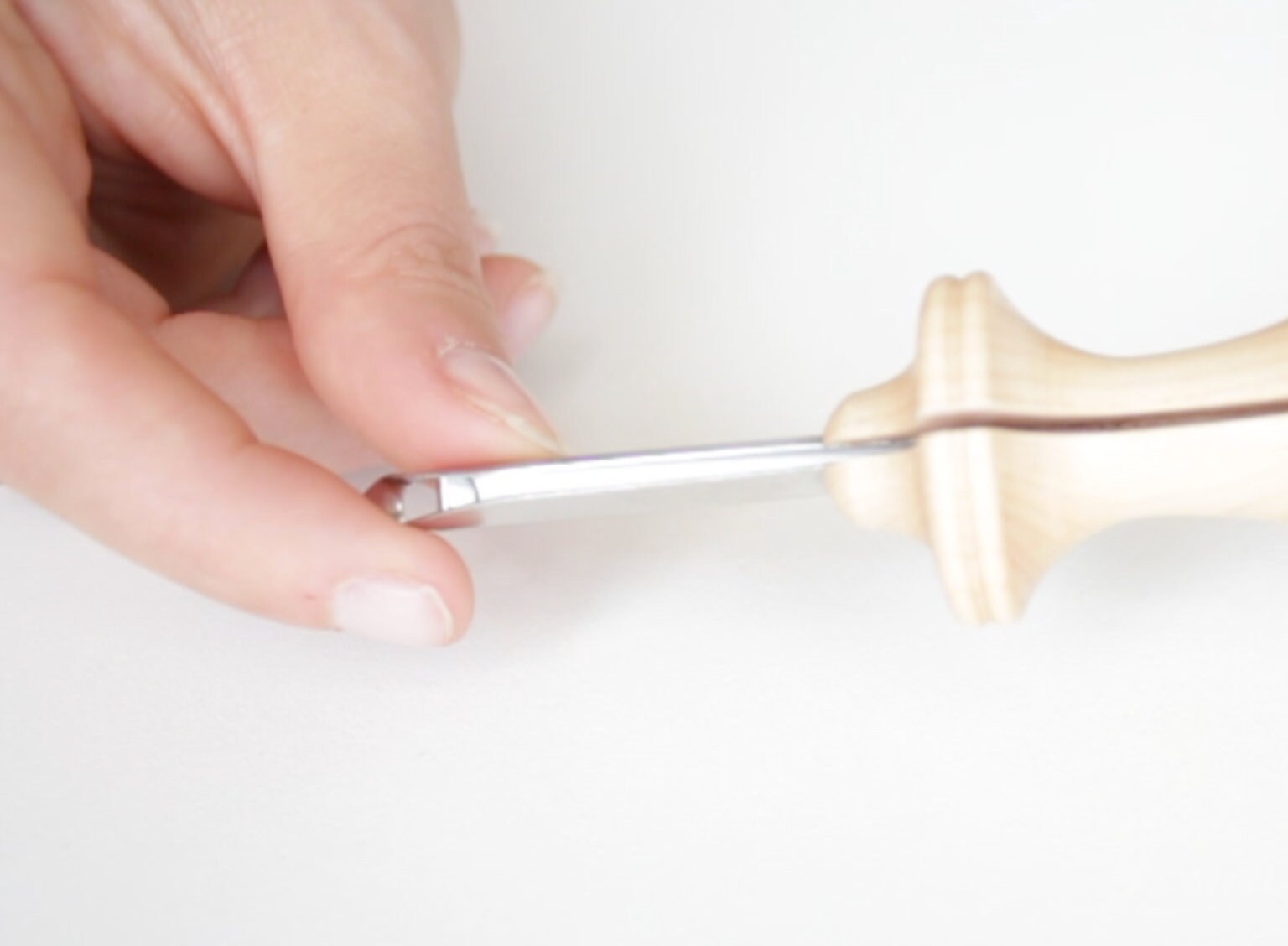 Amy Oxford Punch Needle Unboxed / Instructions Included / Size 10 Regular / Maple Wood and Stainless Steel / Quality Punch Needle / Punch