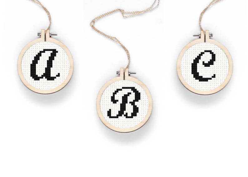 Tiny Cross Stitch Alphabet Small Font Chart Letter Cross ...