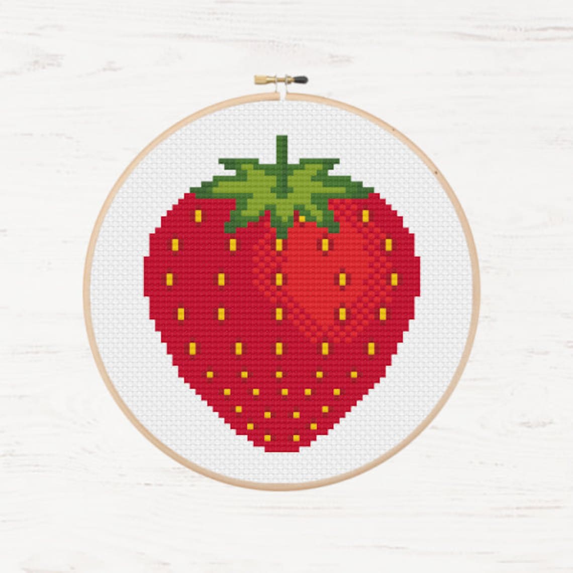 Strawberry Cross Stitch Pattern Instant Download Sweet Nursery | Etsy