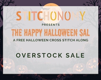 The Happy Halloween Stitch Along Supply Kit: Floss, Fabric, Charms & Accessories