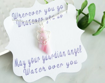 90th Birthday Gift, Great Grandma Gift, Guardian Angel Necklace