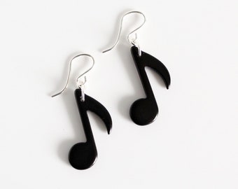 Music Earrings, Music Teacher Gift, Pianist Gift