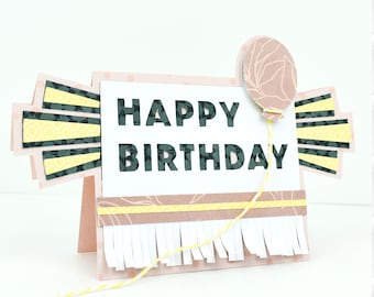Birthday Celebration Birthday Card SVG Files for Cricut and Silhouette Designer Edition Software