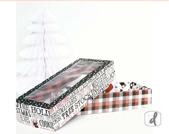 Spinner Shaker Card Box SVG for Slimline Cards made with your Cricut and Silhouette