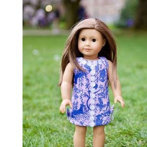 Baby Doll Dress Periwinkle Etsy