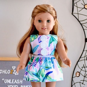Handmade Dress Set For 18&quot; American Girl AG Dolls