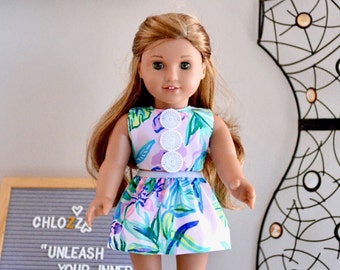 lea clark beach dress American Girl Lea's Beach Dress for 18" Doll NOT INCLUDED Lea Clark Retired NIB