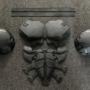 Hero Armour Set (Chest/Abs/Shoulders) Superhero Cosplay Costume Movie Cape Armor Muscle Suit Replica Prop
