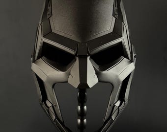 24in Panther Style Cowl Armor Polyurethane Rubber Cosplay Mask Costume