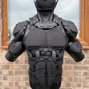 CyberV2 / HeroV2 Armour Set (Neck/Shoulders/Arms/Chest/Abs) Superhero Cosplay Costume Movie Cape Armor Muscle Suit Replica Prop