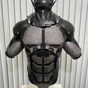 Hybrid Metallic Armour Set (Neck/Chest/Abs/Shoulders) Superhero Cosplay Costume Movie Cape Armor Muscle Suit Replica Prop