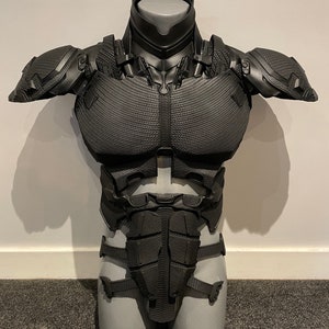 Hero Armour Set (Neck/Shoulders/Chest/Abs) Superhero Cosplay Costume Movie Cape Armor Muscle Suit Replica Prop