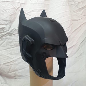 Stealth Helmet Armour Superhero Cosplay Costume Cowl Cape Armor Muscle Suit Replica Prop