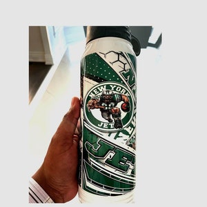 Bills,Browns, Bears, Falcons, Cardinals,Panthers, Cowboys ALL NFL Teams, 32 Ounce Water Bottle,Color Sublimation No Vinyl, Dishwasher Safe,