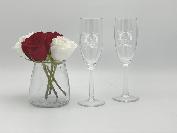 Quinn Rose Red Wine Glasses