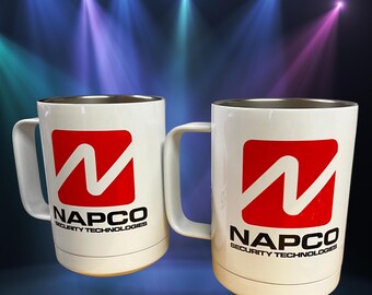 Custom Logo Coffee Mug, 15 oz Stainless or Ceramic, Corporate Gift