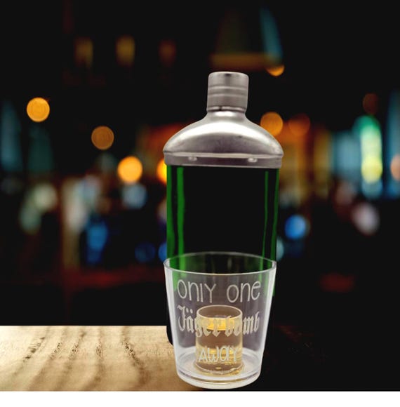 Unbreakable Jäger Bomb Cup, Reusable Polycarbonate Party Shot Glass