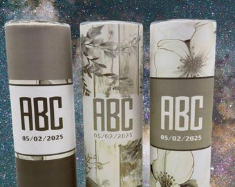 Personalized Wedding Tumbler, Mr. and Mrs. Matching 20oz Stainless Steel