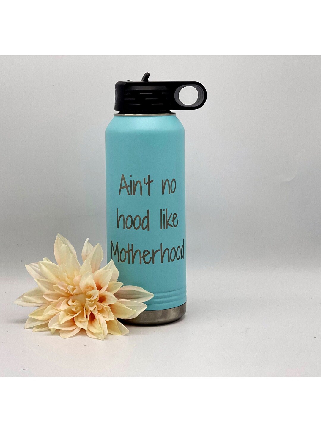 Personalized Insulated Water Bottle, Laser Etched Stainless Steel 32oz ...