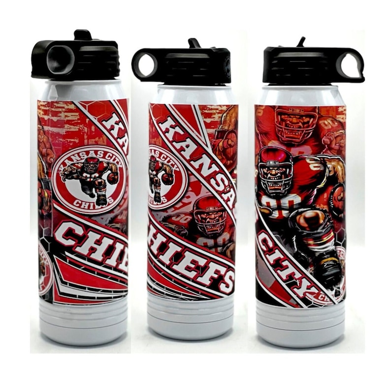 FOURSEASONLASERGIFTS NFL Team Water Bottle