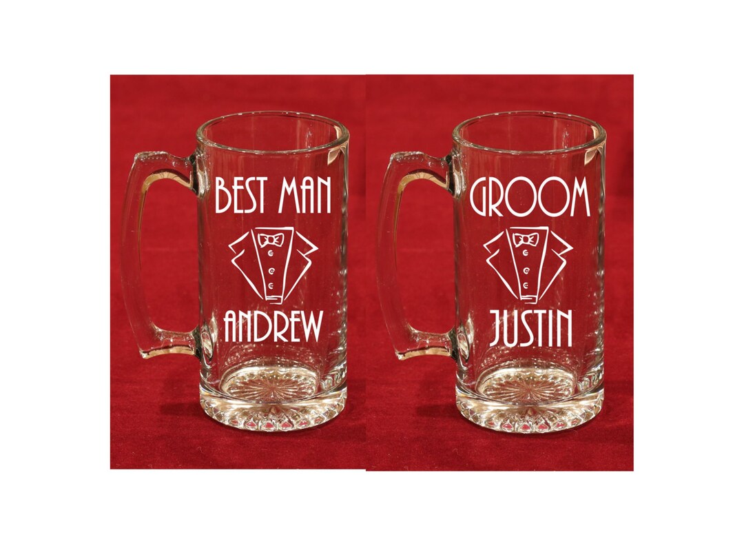 Groom Beer Mug, Best Man Beer Mug, Weddings, Beer Mugs, Father/ Step Father of the Groom, Ushers