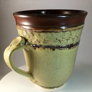 16oz. &quot;Designer Mug&quot; 1017DM, Stoneware Mug, coffee/tea cup, yellow coffee/tea mug, (Free Ground Advantage Shipping in the US)