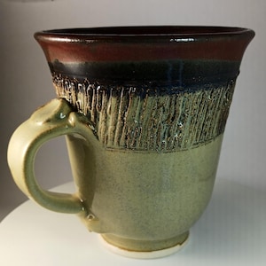16oz. &quot;Designer Mug&quot; 1014DM, Stoneware Mug, coffee/tea cup, yellow coffee/tea mug, (Free Ground Advantage Shipping in the US)