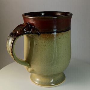 10oz. &quot;Designer Mug&quot; 1007DM, Stoneware Mug, coffee/tea cup, yellow coffee/tea mug (Free Ground Advantage Shipping in the US)
