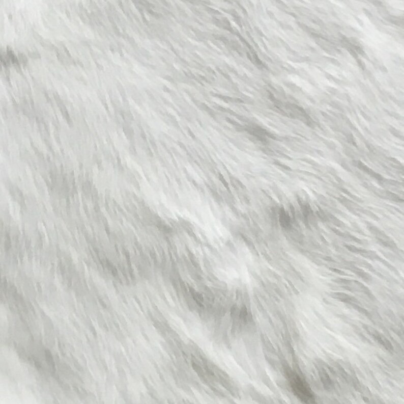 10x WHITE Rabbit Skin Fur Pelt Tanned for Crafts, Fabric, LARP, Animal ...