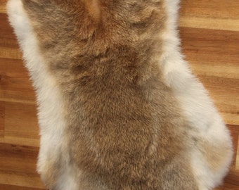 10 x WILD WOODLAND Rabbit Skin Fur Pelt Tanned for dummy animal training crafts fashion clothing,accessories, soft furnishing,fly tying LARP