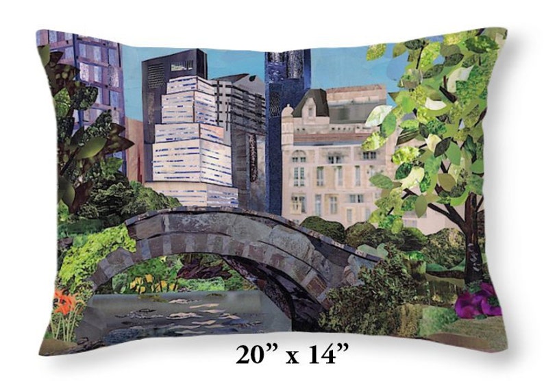 Throw Pillow Cover, Pillow, NYC, Central Park, New York, City Life